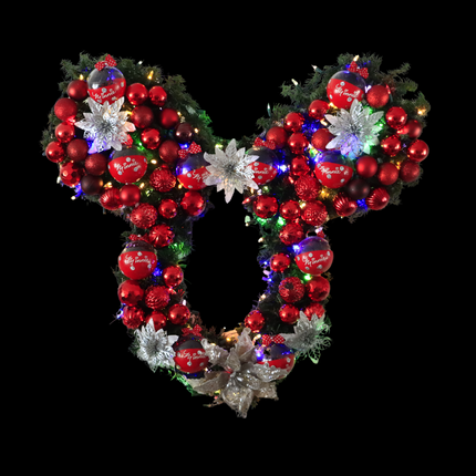 Corona Navideña de Mickey Mouse