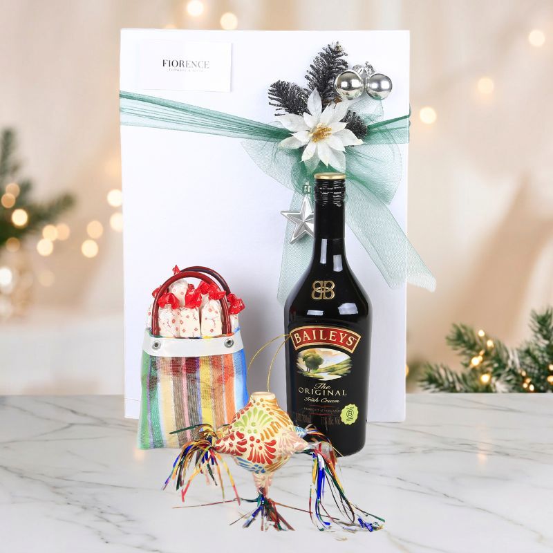 Regalo Navideño con Crema Irlandesa Baileys y Piñata de Talavera