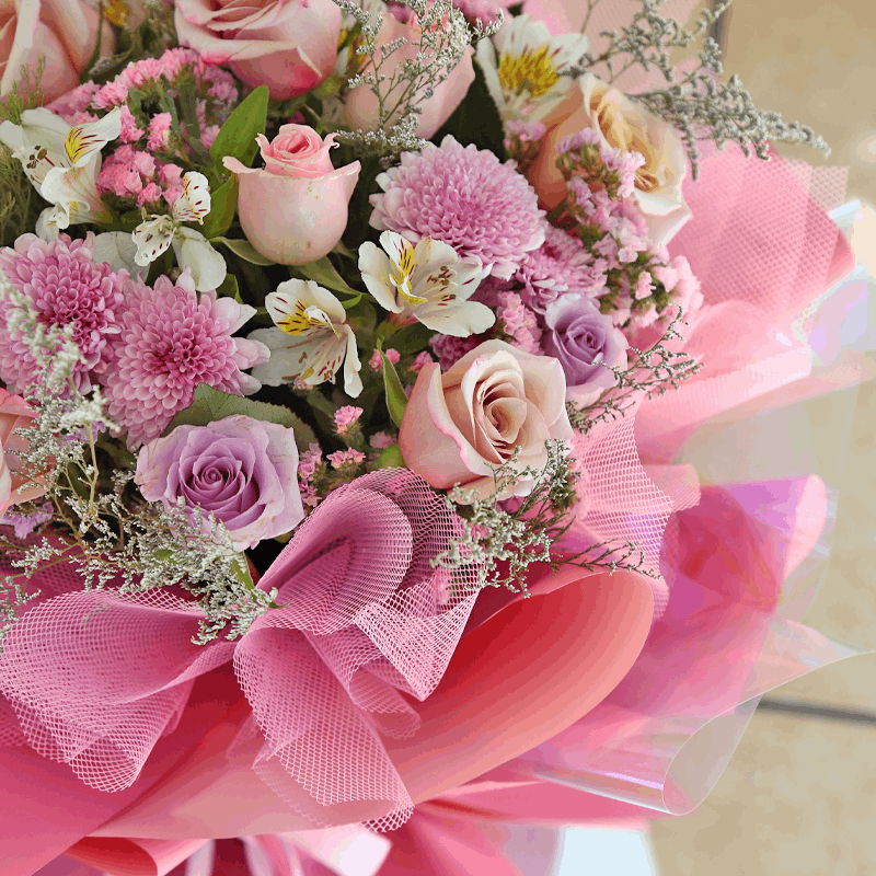 Espectacular Ramo pastel con flores mixtas