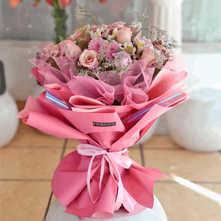 Espectacular Ramo pastel con flores mixtas