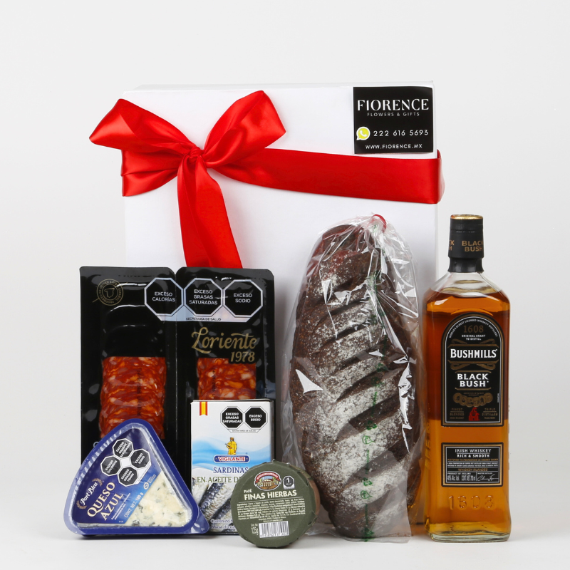 Regalo Gourmet con Whiskey Bushmills Black Bush