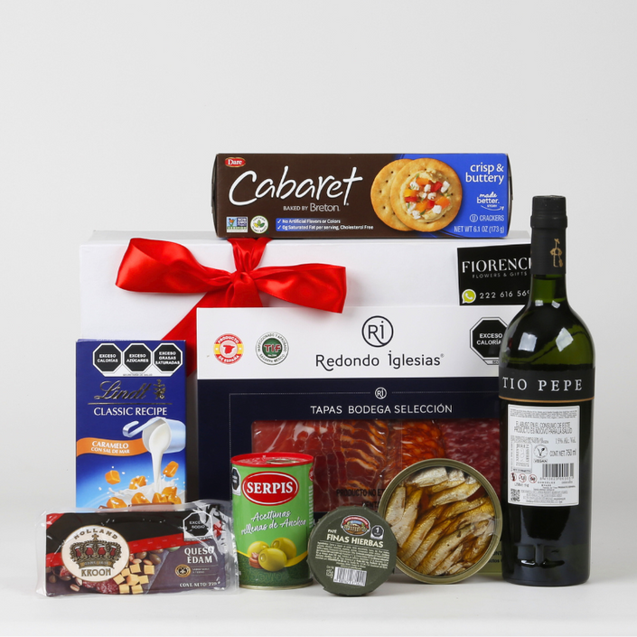 Gift Box with Tio Pepe Sherry and Spanish Charcuterie