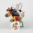 Minnie Mouse Christmas Candy Bouquet with Chocolates & Ornament