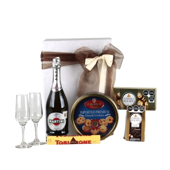 Special Gourmet Gift with Martini Asti Sparkling Wine