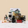 Regalo Navideño Gourmet Dulce con Vino Blanco Espumoso Francés Baron Maxime Brut Gold