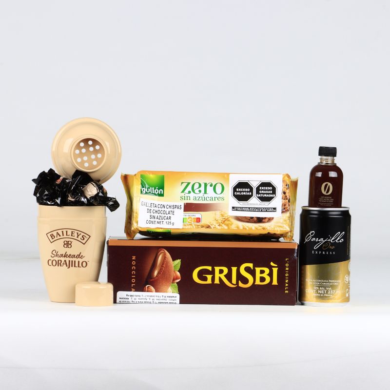 Gift box with Baileys, Cookies and Chocolates