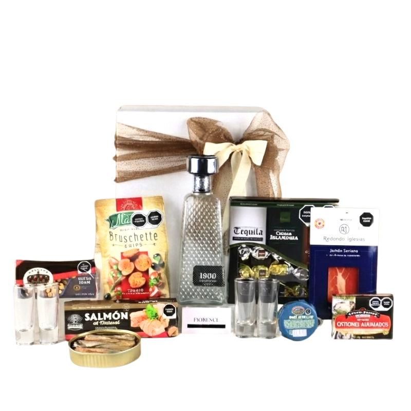 1800 Cristalino Deluxe Tequila Gift Box | Gourmet Selection