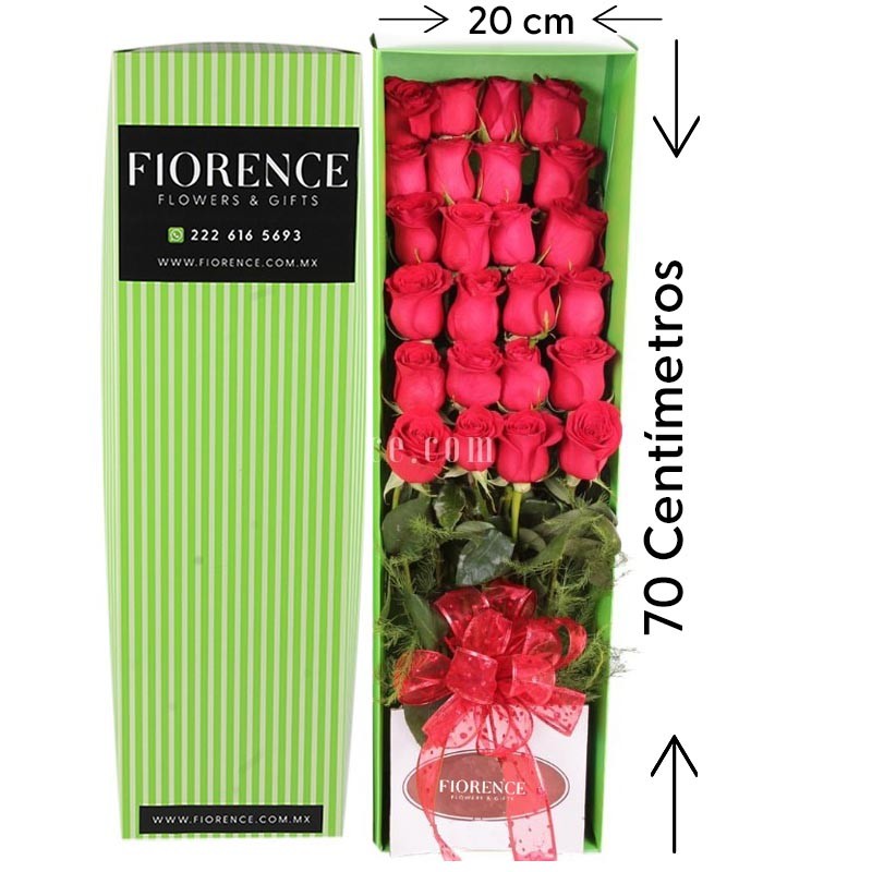 Gift box with 24 Roses