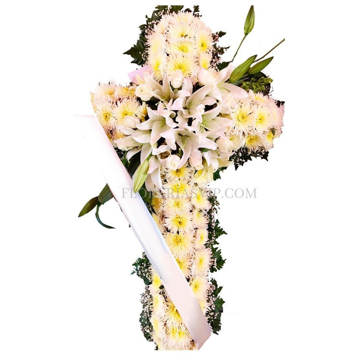 Cruz Floral Aleluya