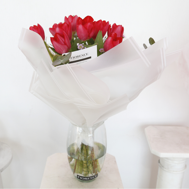 Tulipanes Fiorence en Florero