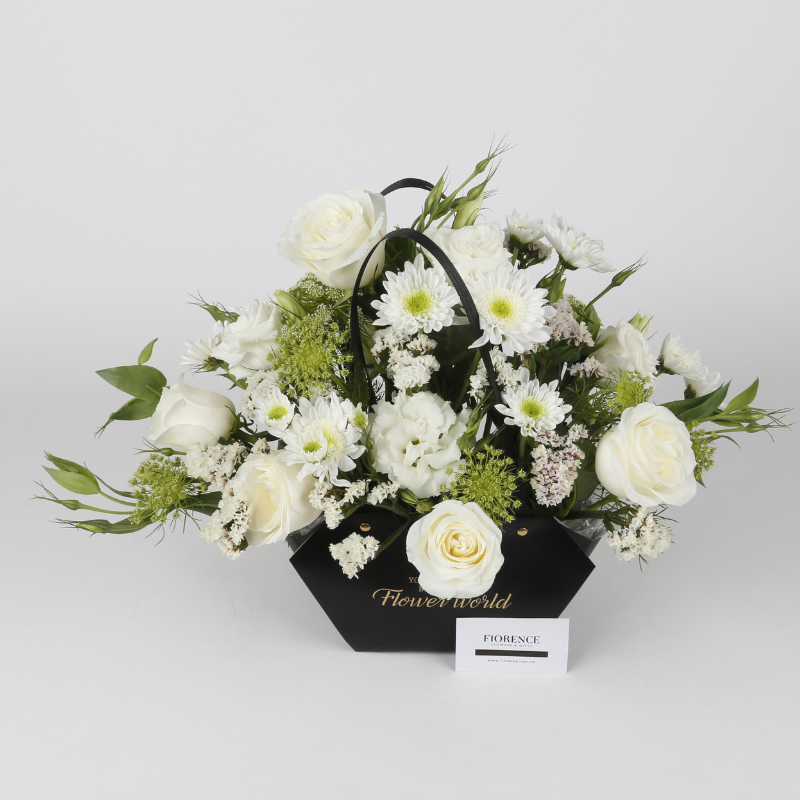 Especial Arreglo de Rosas Blancas