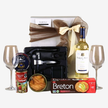 Luxury Gift Box with corkscrew set, wine & gourmet selection