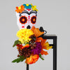 Linterna Otoñal con Calavera de Azúcar