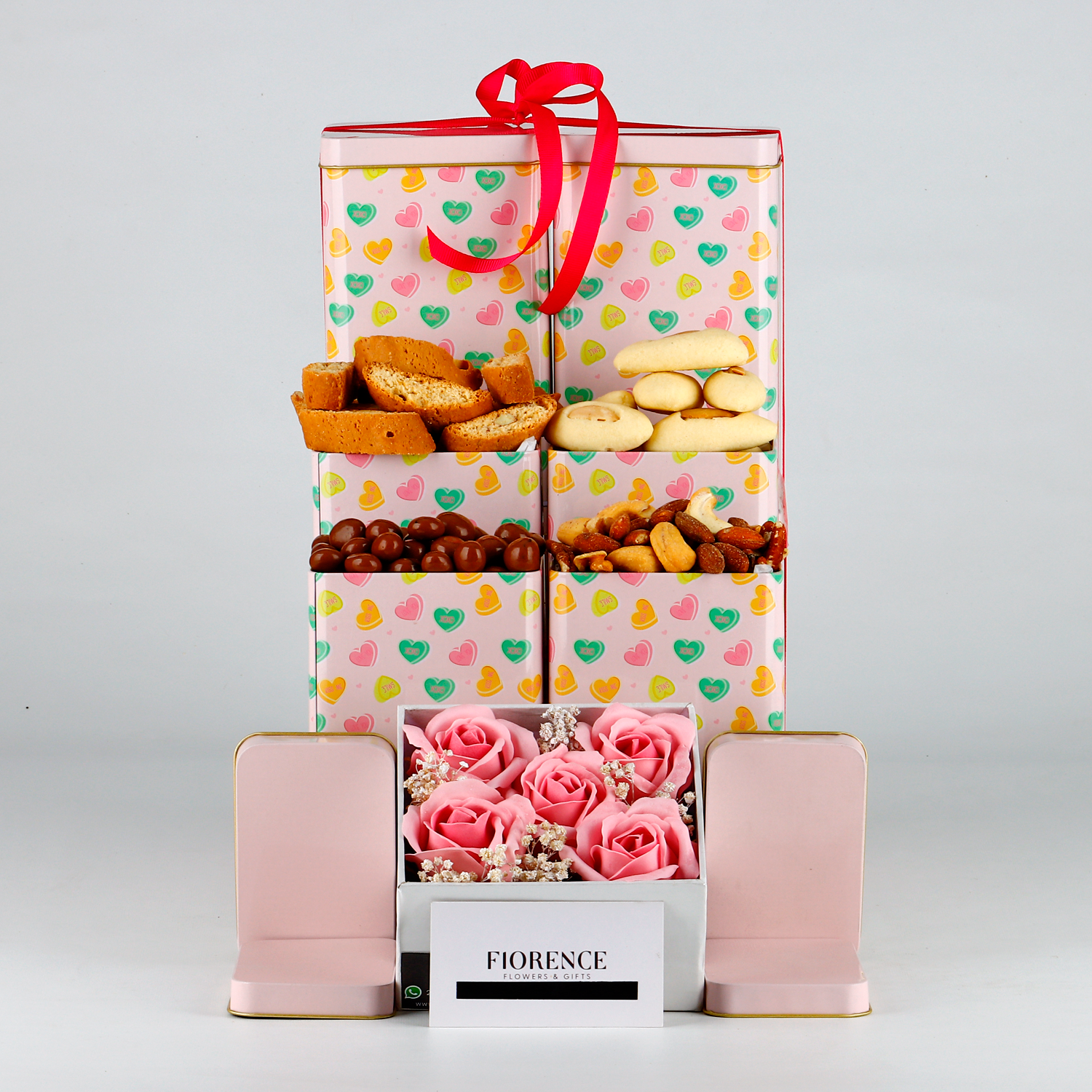 Gift Tower with Assorted Snacks 