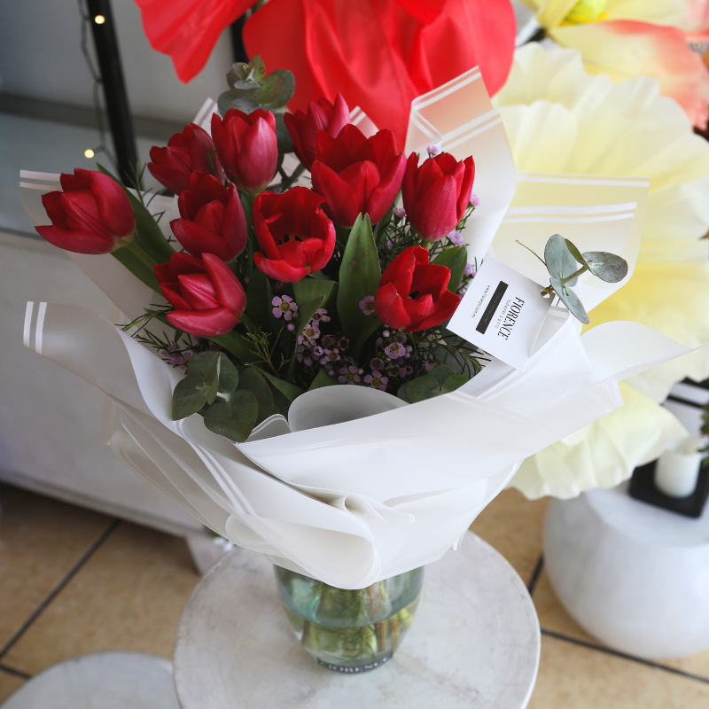 Tulipanes Fiorence en Florero