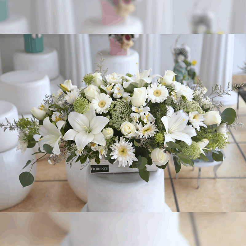 Arreglo Floral de Corazón Contigo