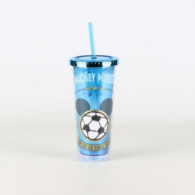 Ramo de Dulces de Mickey con Chocolates y Vaso Temático de Fútbol