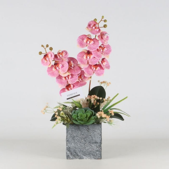 Orquídea Rosa Imperial - Arreglo Artificial