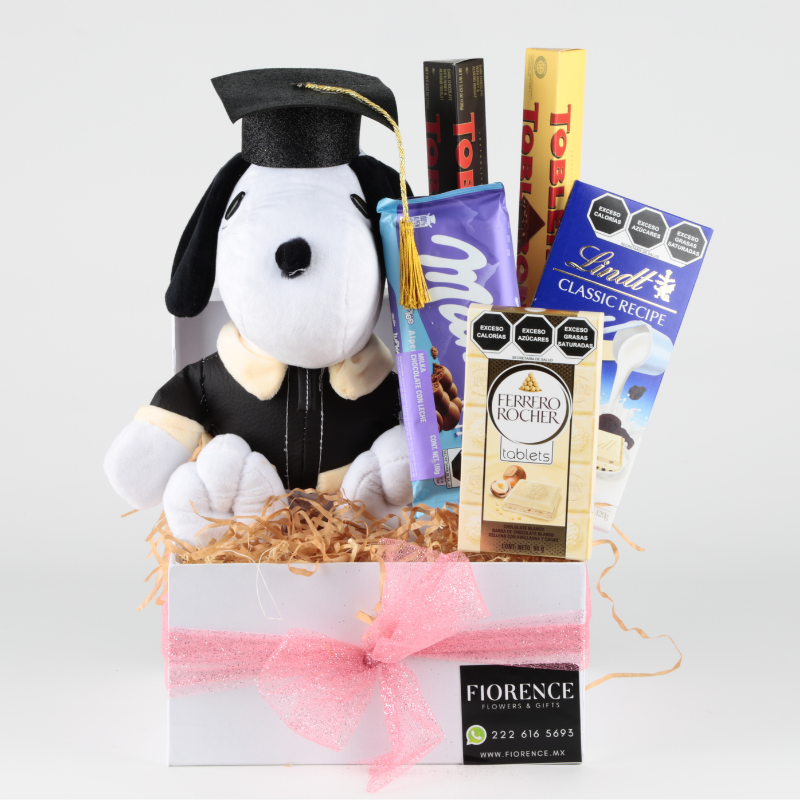 Graduation Snoopy Gift Box with Imported Chocolates