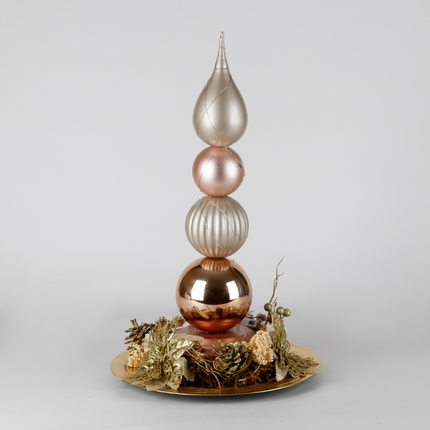 Pino Navideño Minimalista de Esferas