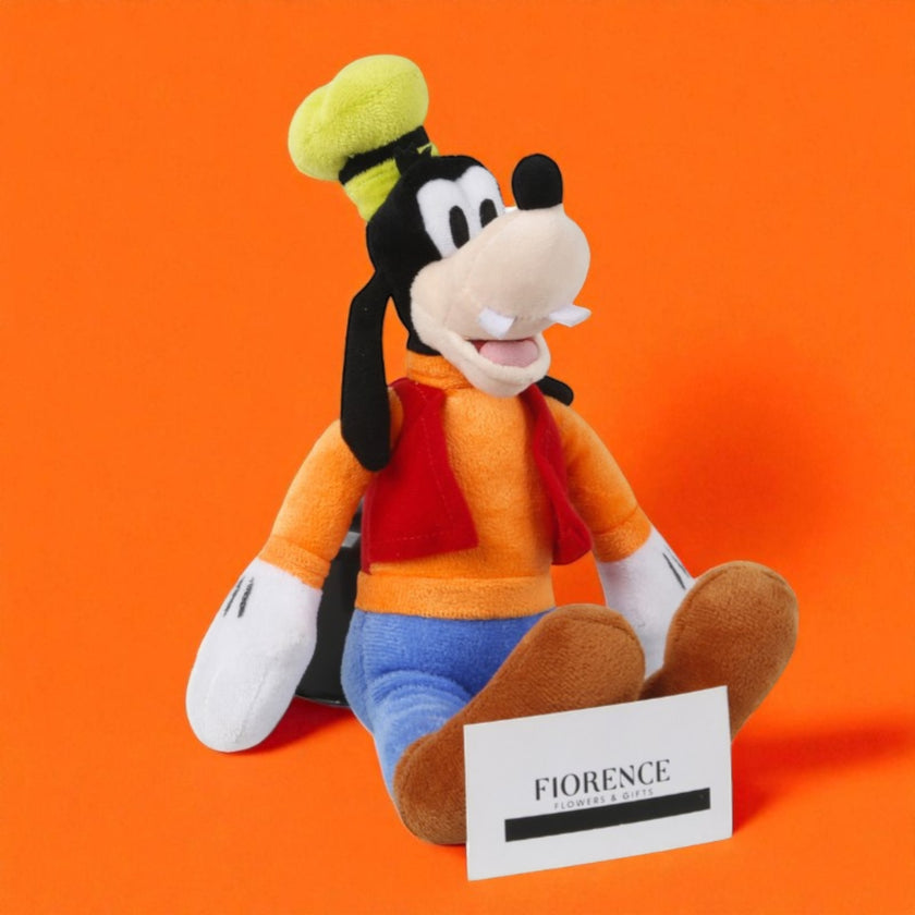 Peluche de Pluto o Goofy con Chocolates y Galletas