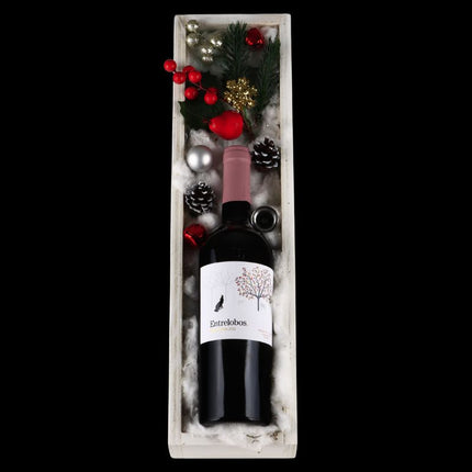 Regalo Navideño con Vino Tinto