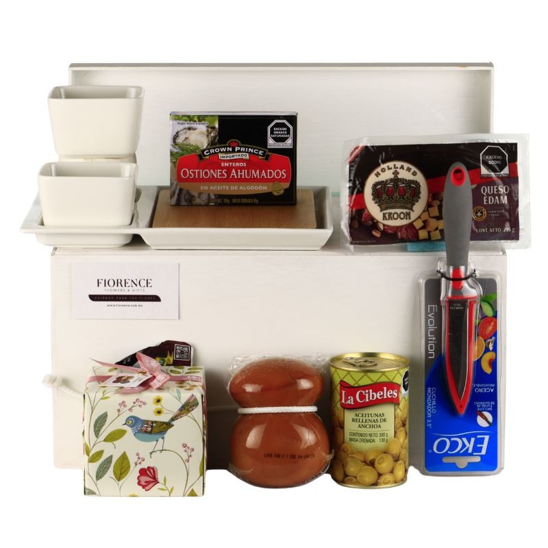 Productos Gourmet y Juego de Botaneros de Cerámica