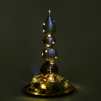 Pino Navideño Minimalista de Esferas
