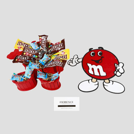 Caja de Dulces Festín de Chocolates Variados M&M's y Milky Way.