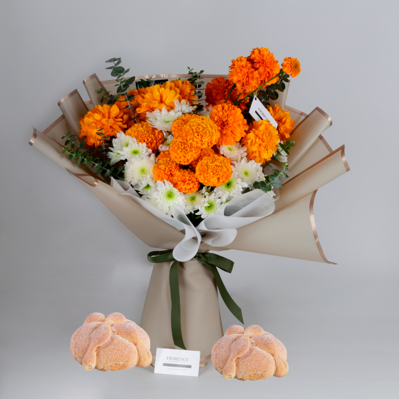 Marigold and Daisies Bouquet 