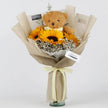 Ramo de Girasoles con Osito de Peluche