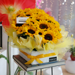 Allegra arrangement with sunflowers