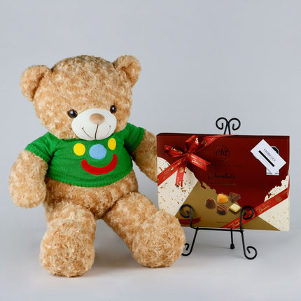 Osito Enamorado y Chocolates