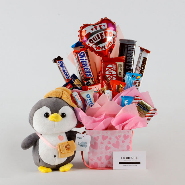 Candy Bouquet Eres un Amor con Rosas o Peluche