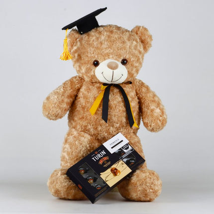 Regalo con Oso de Graduación y Chocolates Elit
