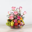 Floral Arrangement with Fresh Fruit
