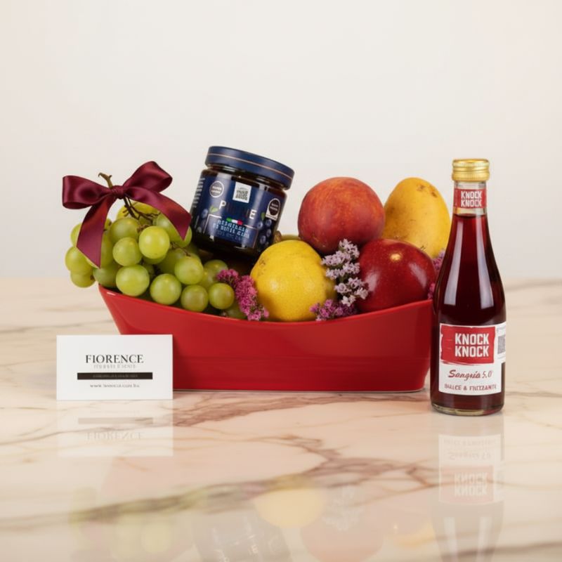 Fruit Gift with Jam and Sangria