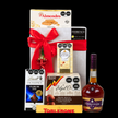 Exquisito Regalo Navideño Gourmet con Cognac y Chocolates Importados