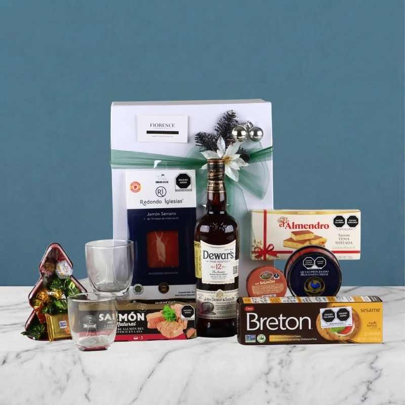 Dewar´s Gourmet Christmas Gift Box | Serrano Ham & Snacks