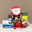 Christmas plush toy with St. Dalfour jam and gourmet treats