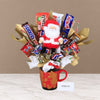Chritmas Mug Candy Bouquet with Choice of Plush Toy