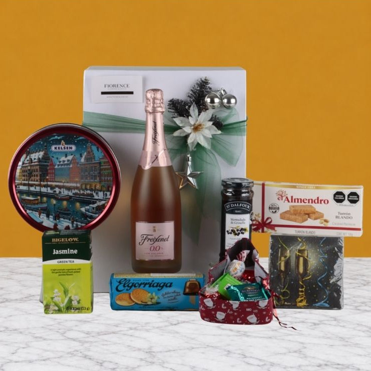 Premium Alcohol-Free Christmas Gift: Freixenet Rosé, La Mère Poulard Chocolates and More