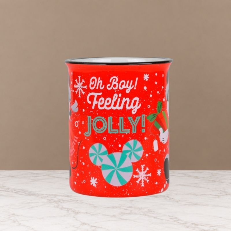 Christmas Candy Bouquet in a Large Mickey and Minnie Mouse Mug