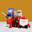 Christmas Gift Basket: Sparkling Wine and Italian Chocolates 