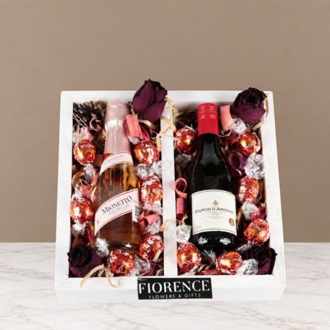 Seasonal Wine & Chocolate Gift Box