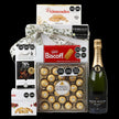 Sweet Gourmet Christmas Gift with Baron Maxime Sparkling Wine