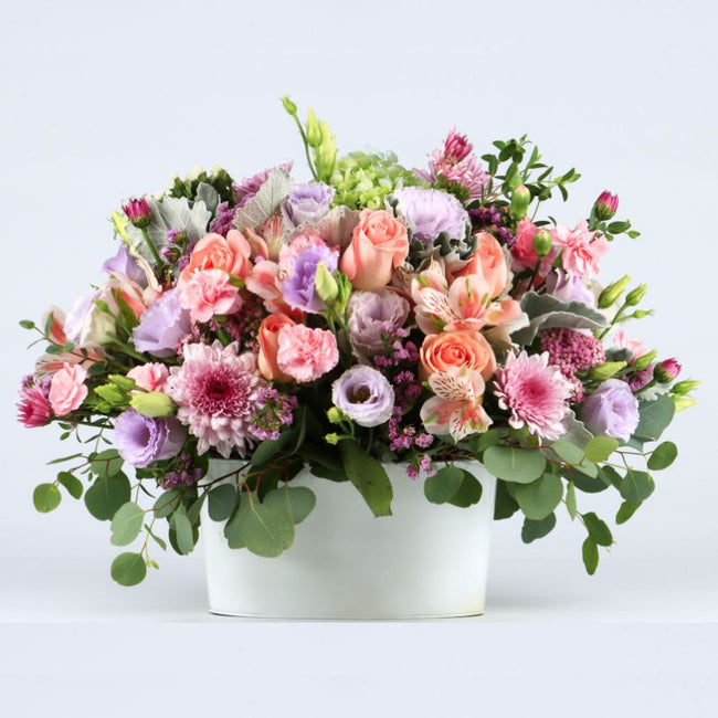 Arreglo Floral Emma con Rosas Pastel