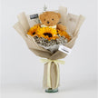 Ramo de Girasoles con Osito de peluche