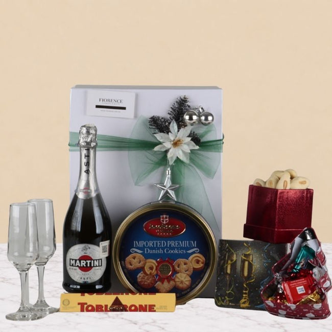 Special Gourmet Gift with Martini Asti Sparkling Wine