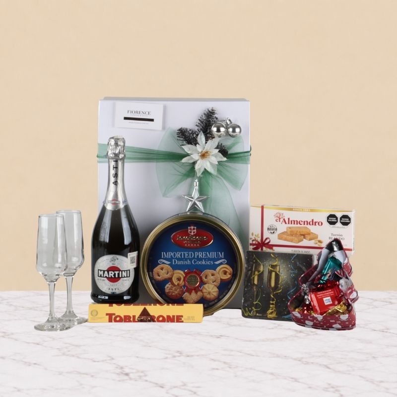 Special Gourmet Gift with Martini Asti Sparkling Wine